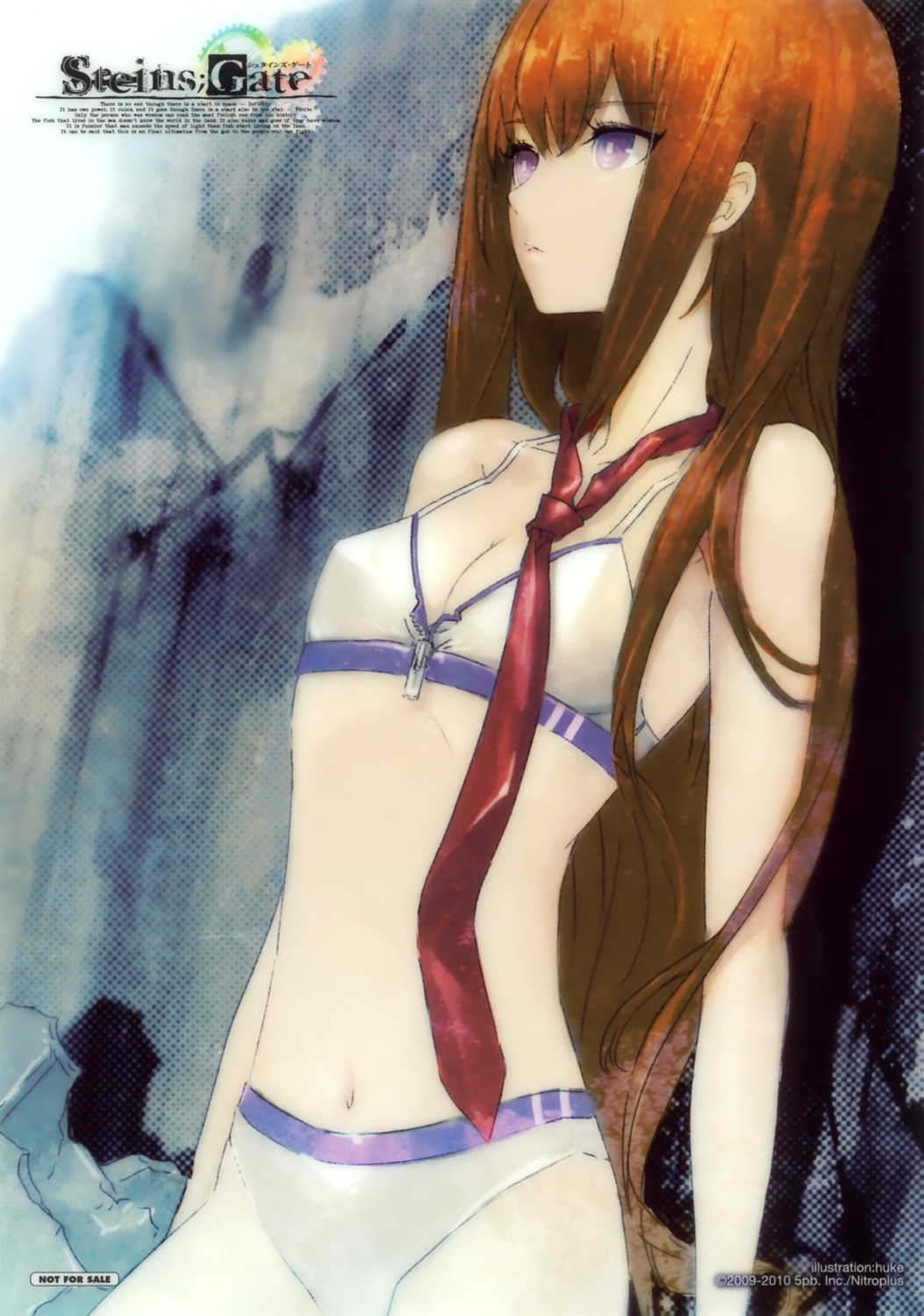 bikini huke makise_kurisu steins;gate swimsuits