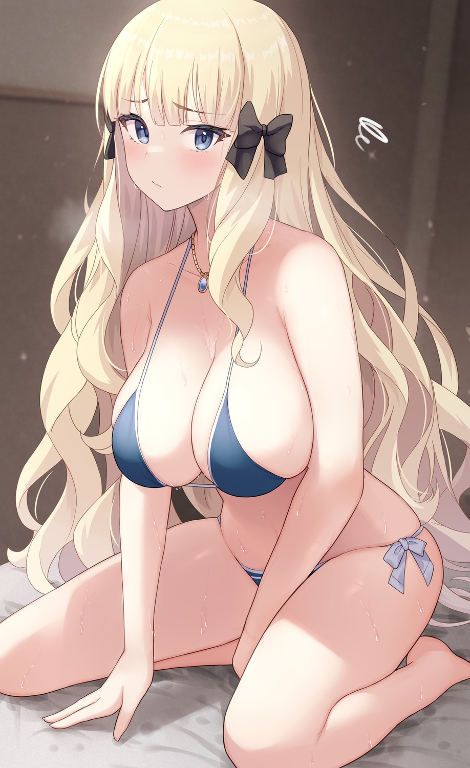 bikini princess_connect! princess_connect!_re:dive sasaki_saren sixteenpo swimsuits