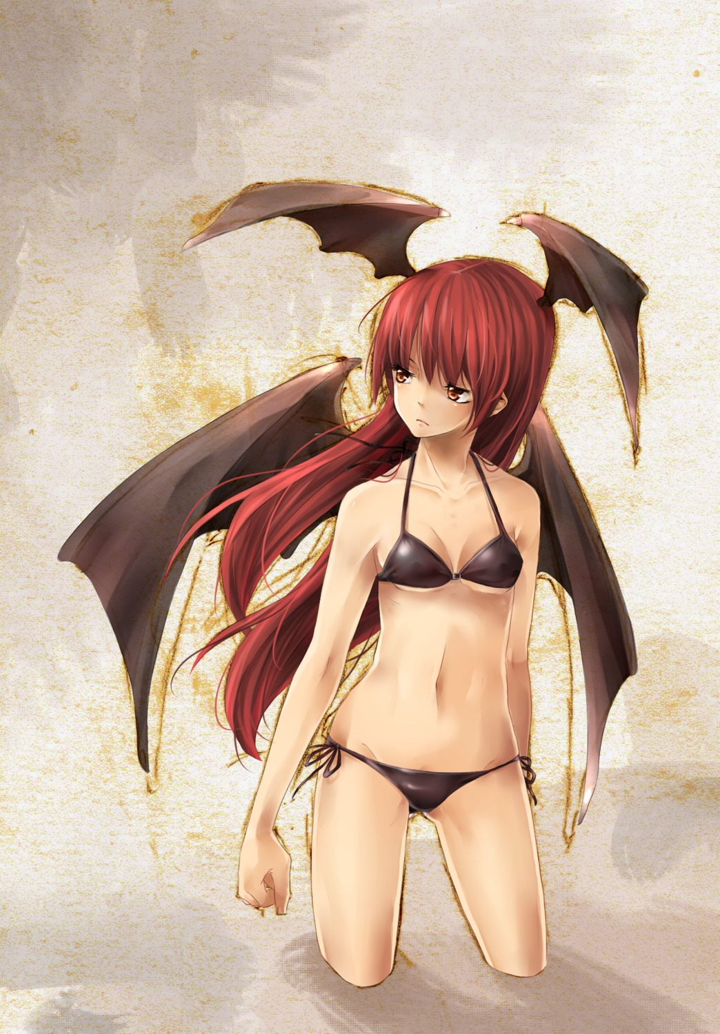 bikini koakuma rojiko swimsuits touhou wings