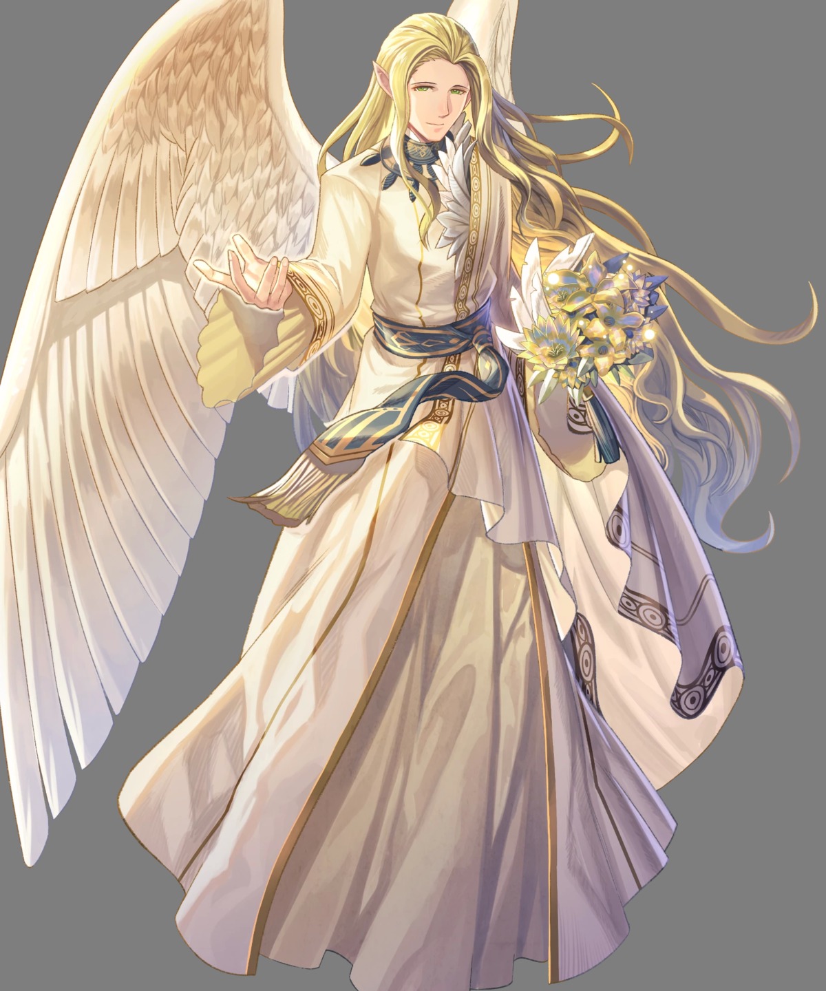 angel duplicate fire_emblem fire_emblem:_souen_no_kiseki fire_emblem_heroes nintendo pointy_ears rafiel shimomura_watari wings