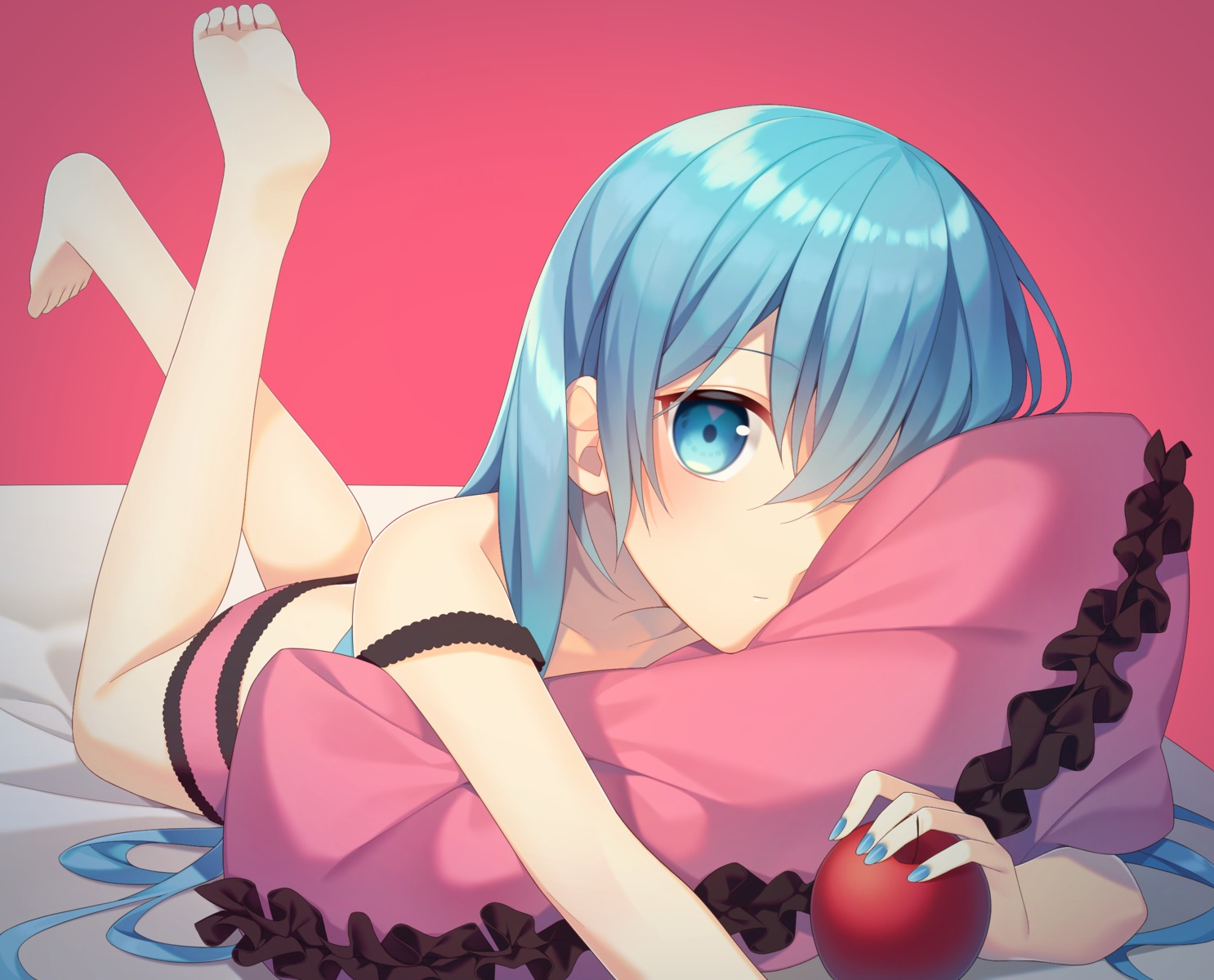 feet hatsune_miku pantsu romeo_and_cinderella_(vocaloid) tsumiki0326 vocaloid