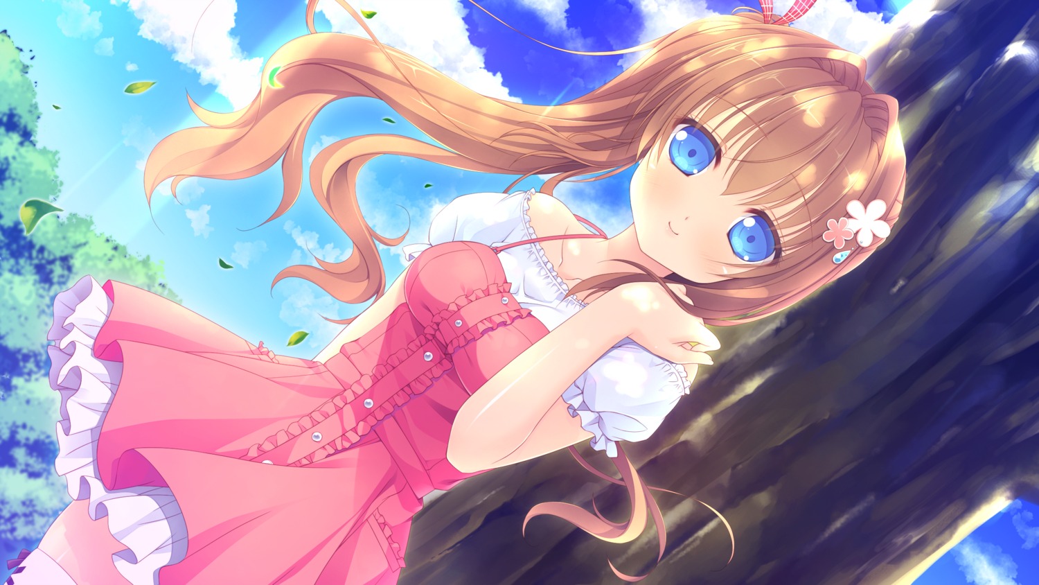 alcot dress game_cg loverec narumi_yuu thighhighs yoshinaga_chiho