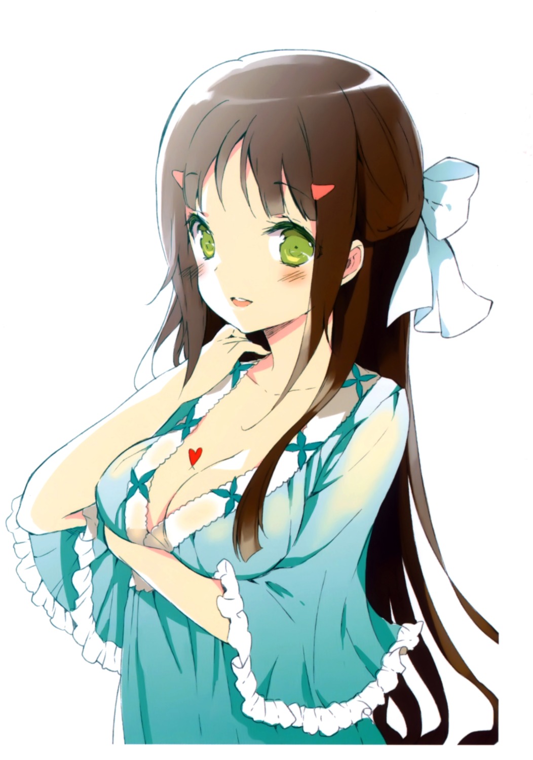 breast_hold cleavage cuteg kono_naka_ni_hitori_imouto_ga_iru! tsuruma_konoe