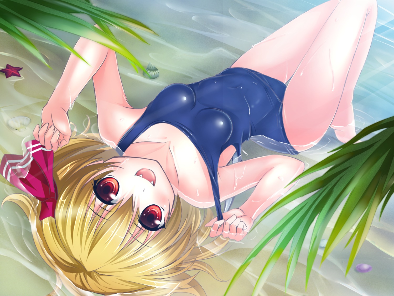 bug color_gap rumia school_swimsuit swimsuits touhou wallpaper