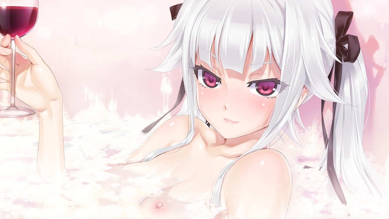 bathing bishoujo_mangekyou bishoujo_mangekyou_-norowareshi_densetsu_no_shoujo- game_cg happoubi_jin kagarino_kirie loli naked nipples omega_star wet