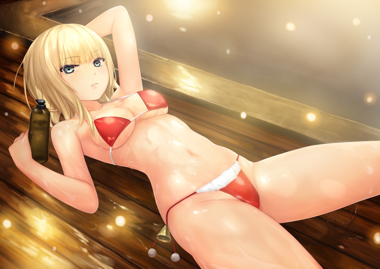 bikini christmas coffee-kizoku cream swimsuits