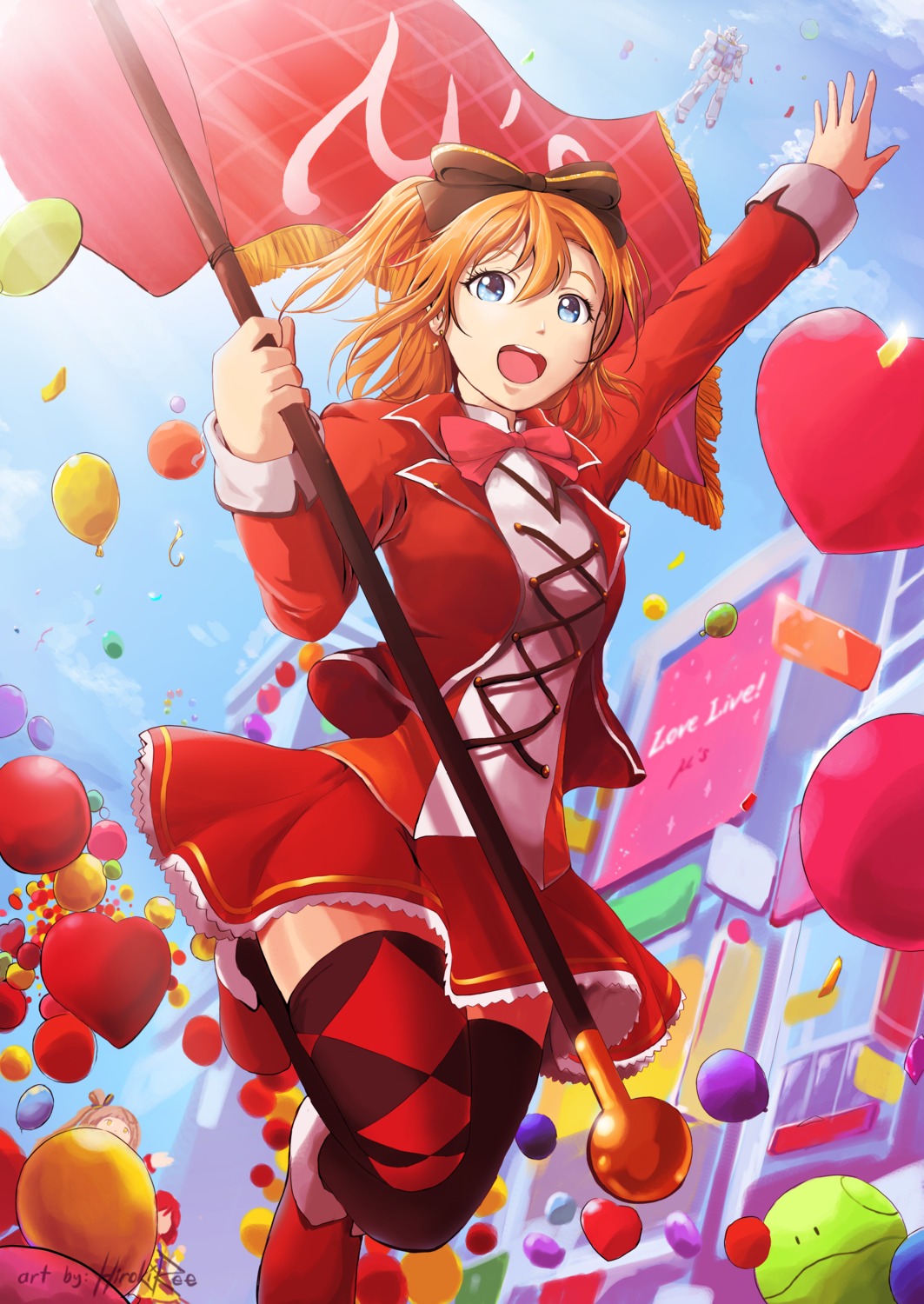 hiroki_ree kousaka_honoka love_live! love_live!_(series) thighhighs
