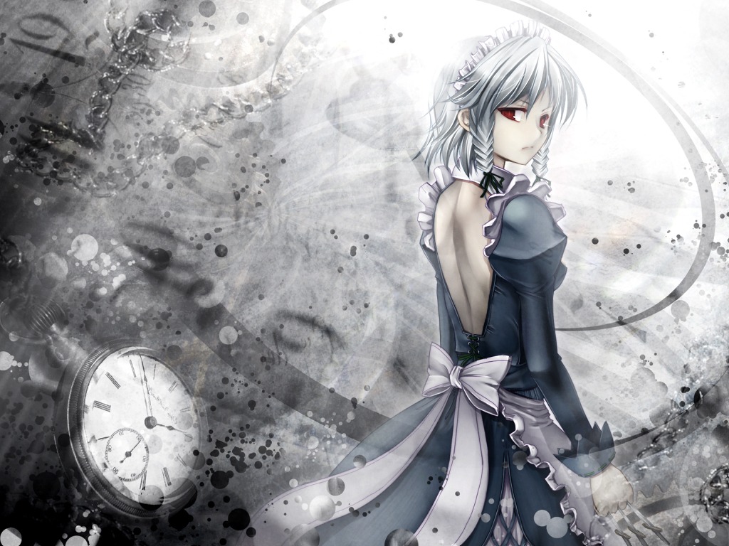 izayoi_sakuya scarlet_(studioscr) touhou wallpaper