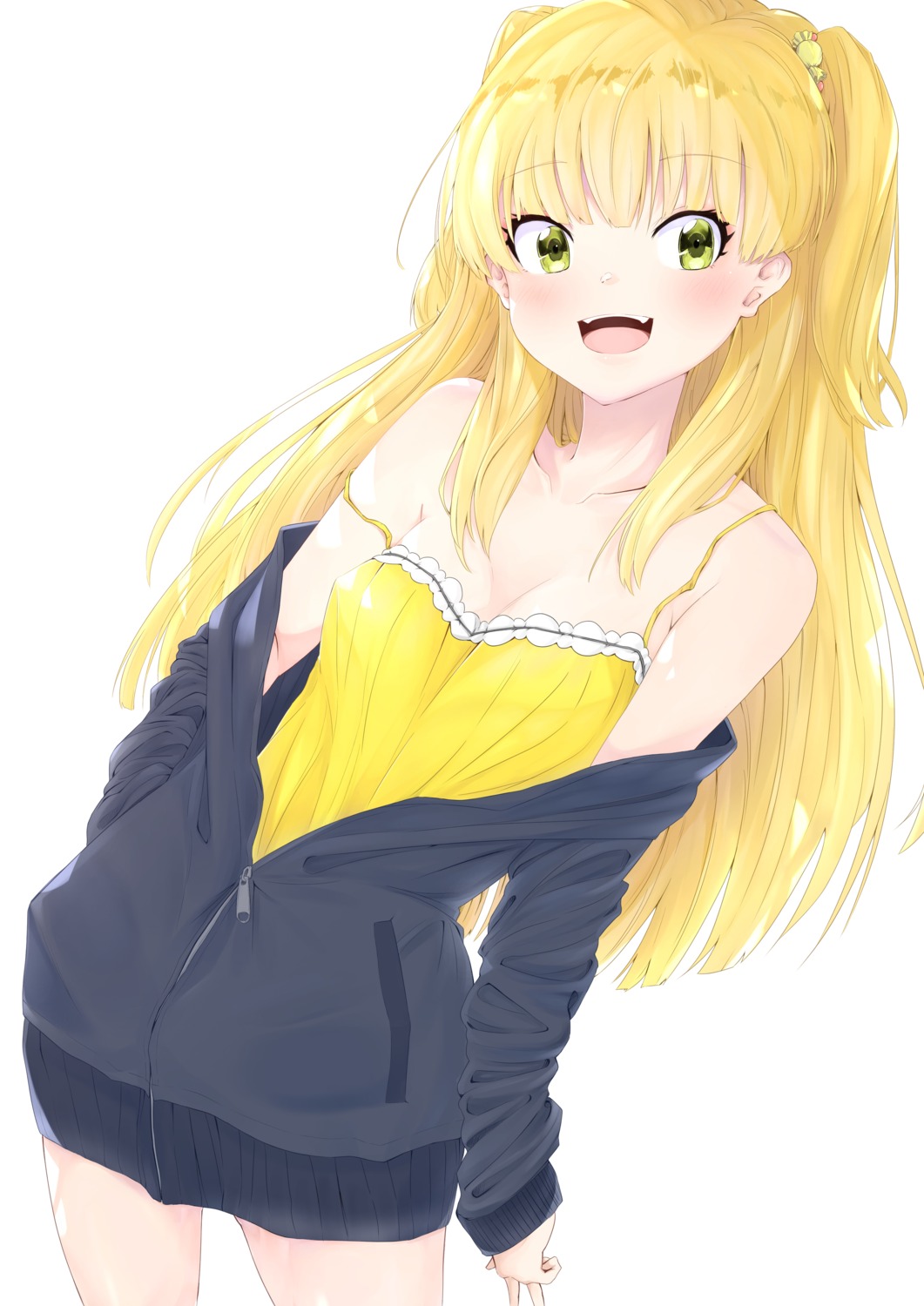 cleavage jougasaki_rika open_shirt the_idolm@ster the_idolm@ster_cinderella_girls tutinako