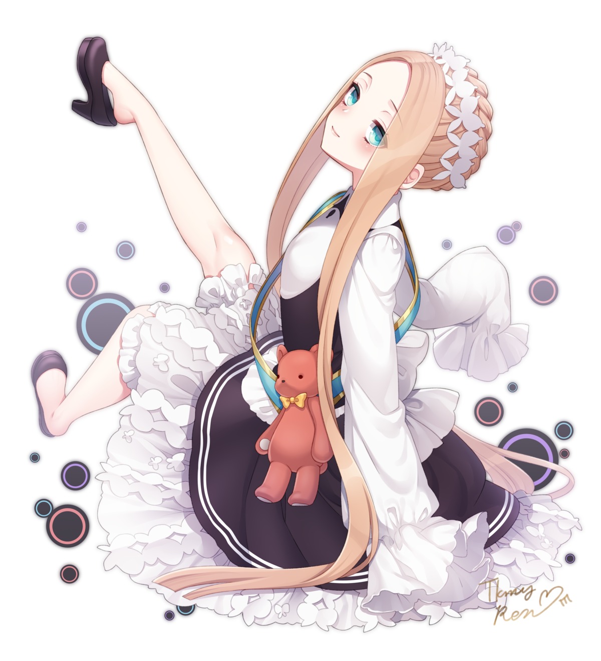 abigail_williams_(fate) fate/grand_order heels maid takamiya_ren