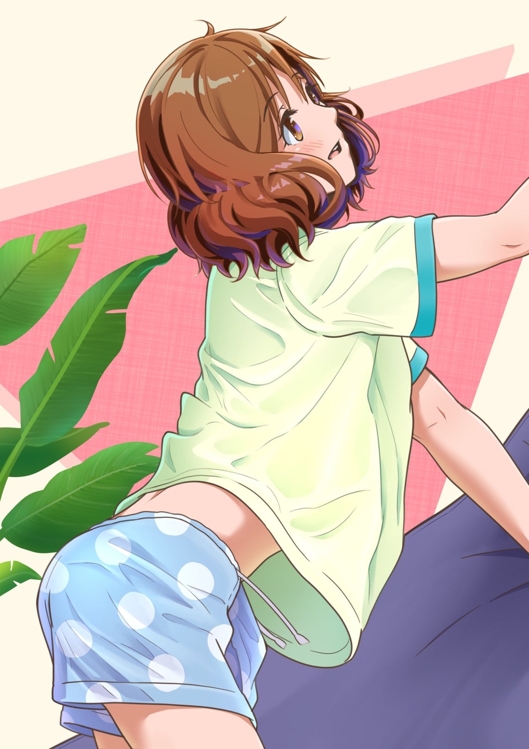 ass hibike!_euphonium matebashi oumae_kumiko shirt_lift