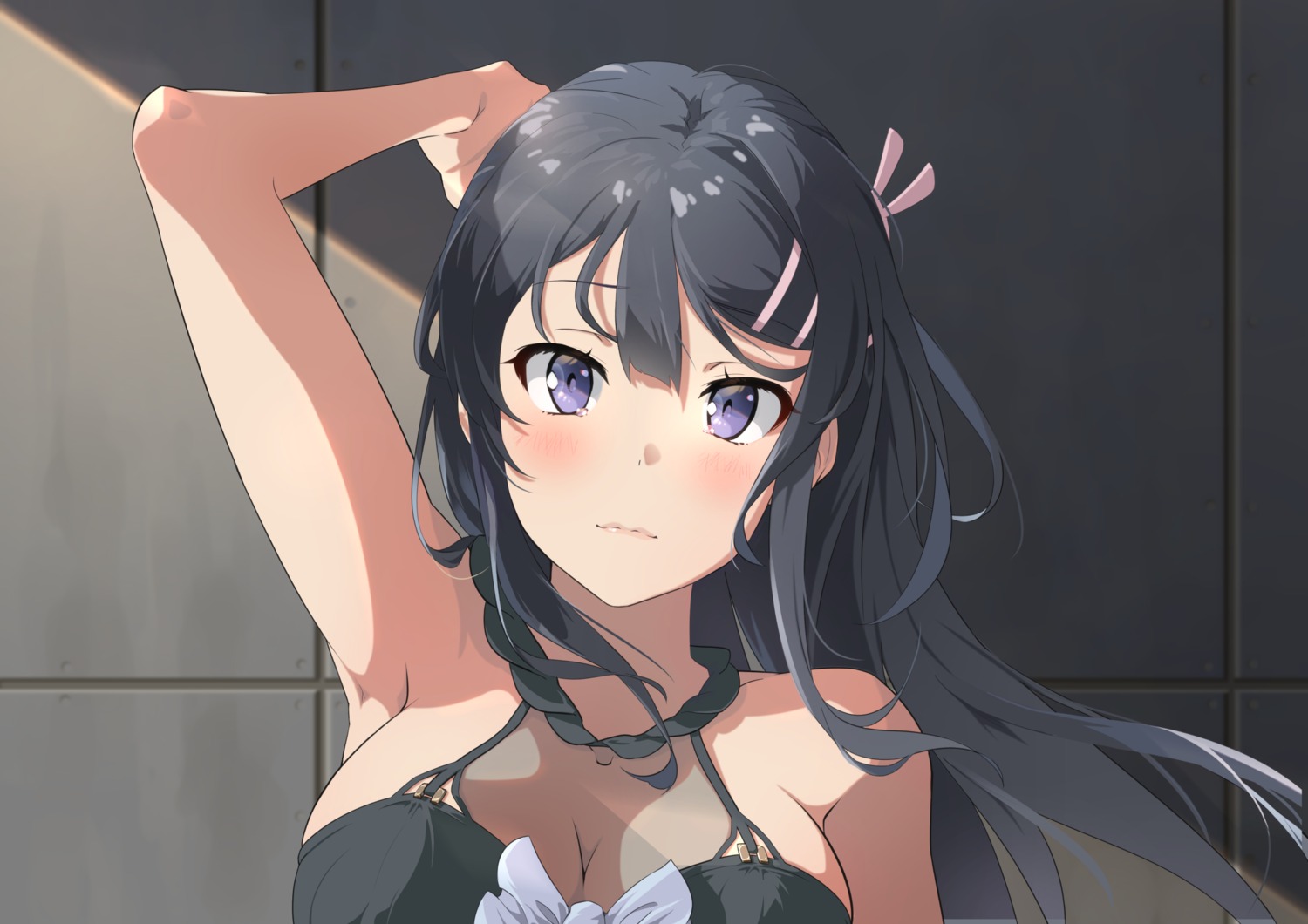 artist_revision cleavage raiz_art_works sakurajima_mai see_through seishun_buta_yarou swimsuits