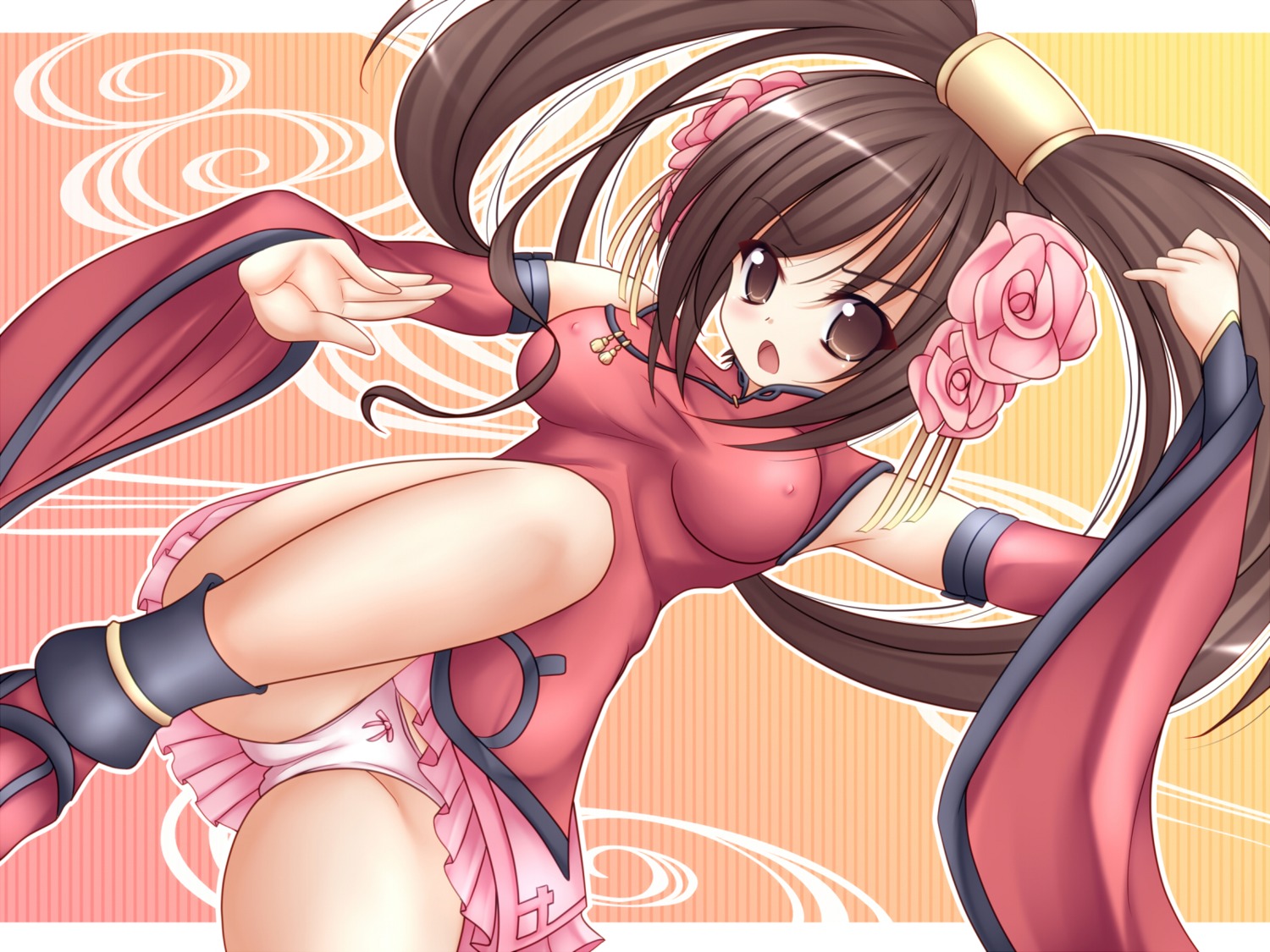 cameltoe cosplay erect_nipples guilty_gear hetalia_axis_powers mikan_(5555) pantsu taiwan wallpaper