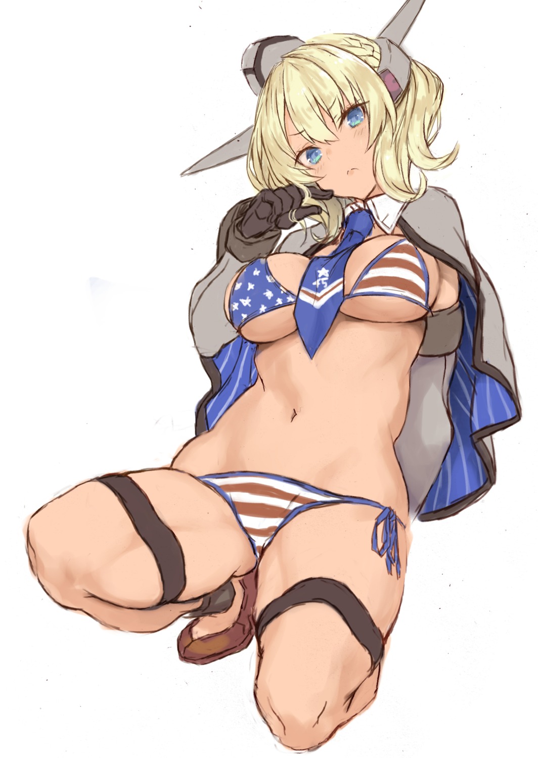 bikini colorado_(kancolle) garter goekawa kantai_collection swimsuits