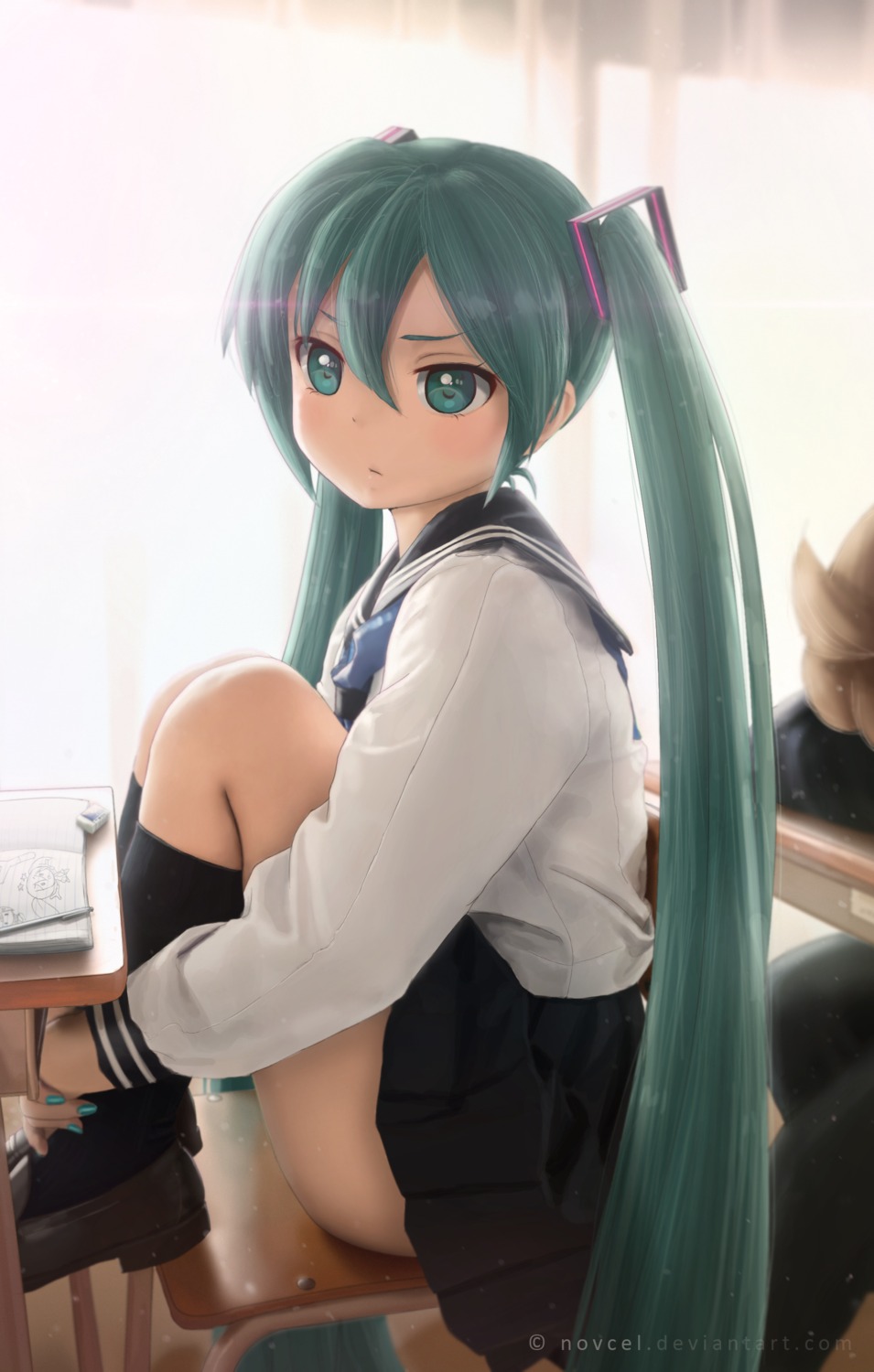 hatsune_miku novcel seifuku vocaloid