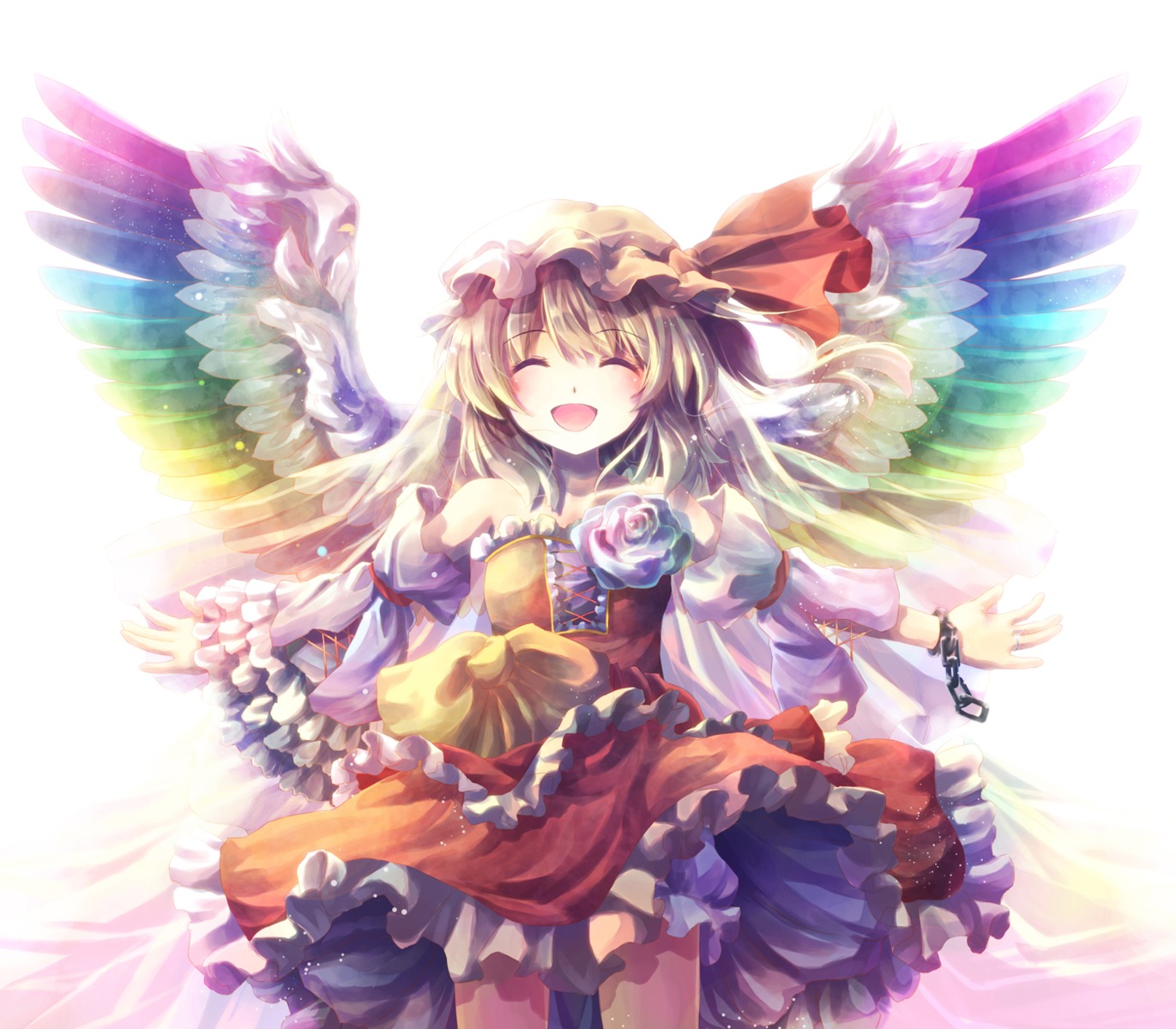 dress flandre_scarlet mikkii touhou wings