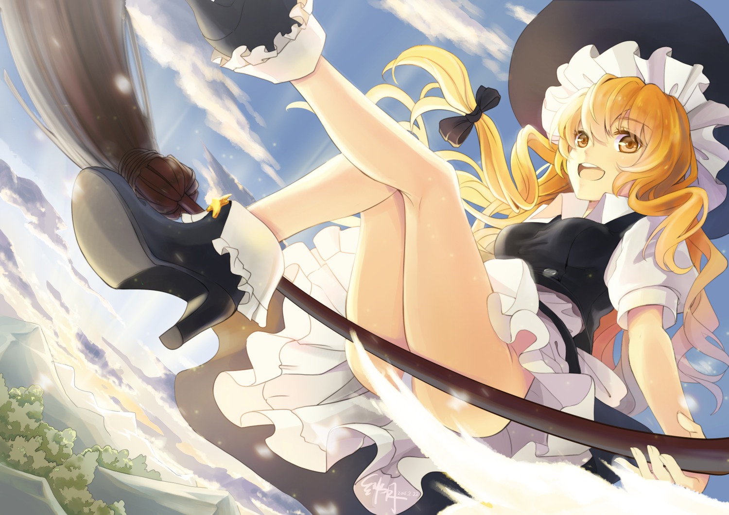 heels kirisame_marisa pantsu scarlet_moon touhou witch