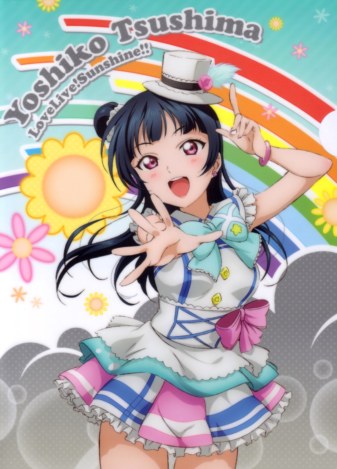 dress love_live!_sunshine!! tsushima_yoshiko