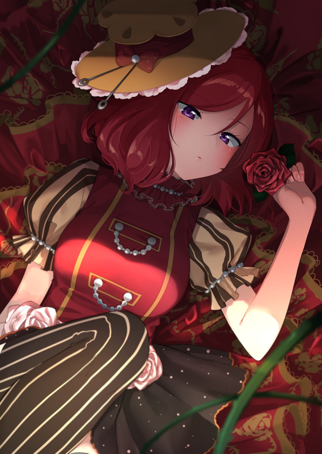 love_live! nishikino_maki thighhighs yuama_(drop)