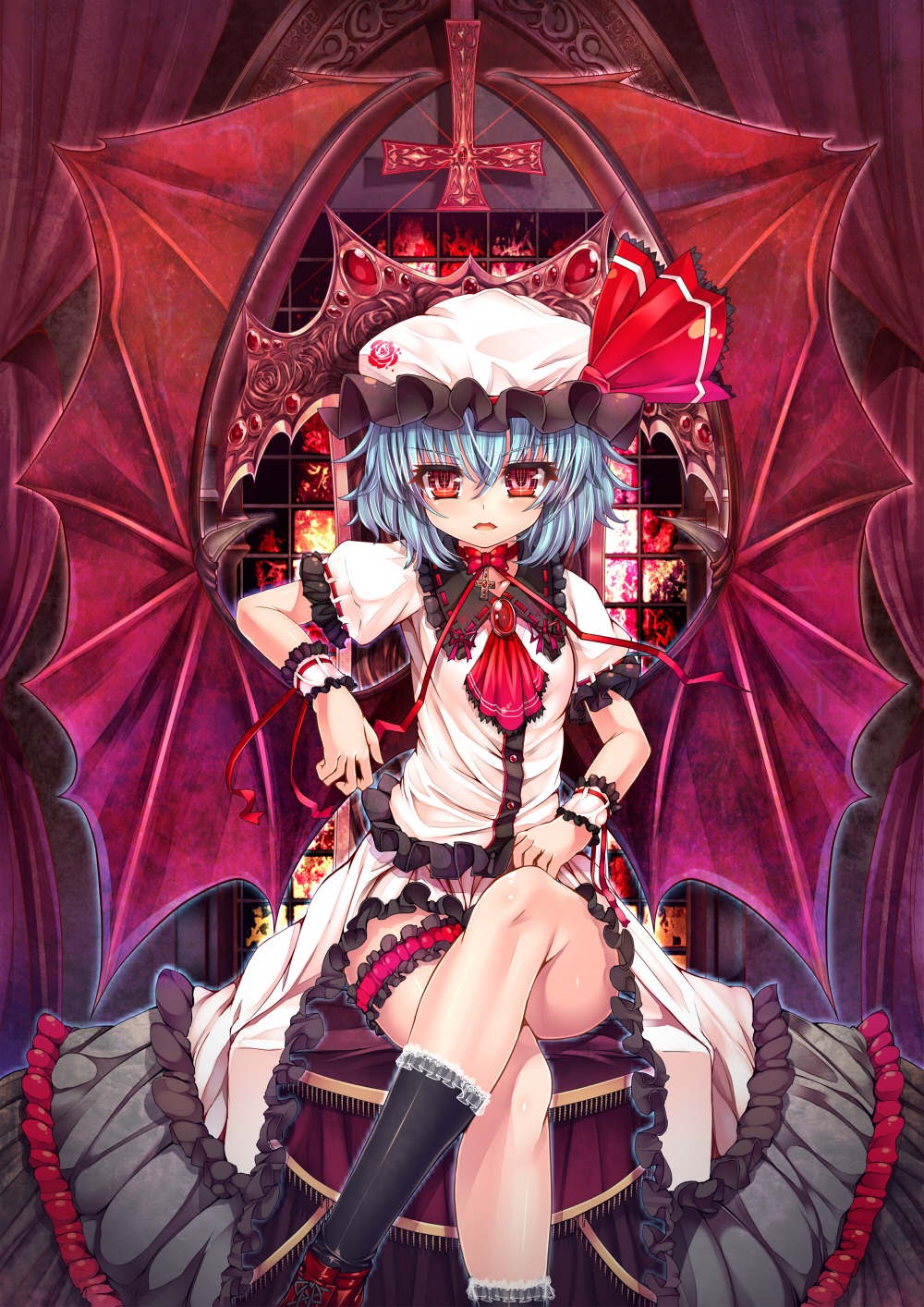 garter kanna211 remilia_scarlet touhou