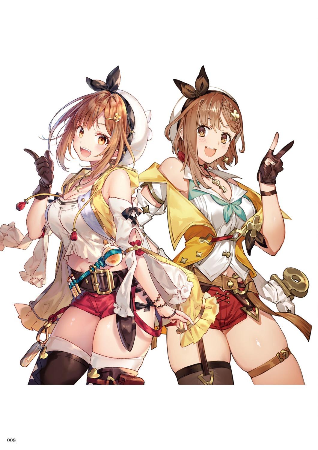 atelier atelier_ryza atelier_ryza_2 cleavage garter koei_tecmo reisalin_stout riichu stockings thighhighs toridamono