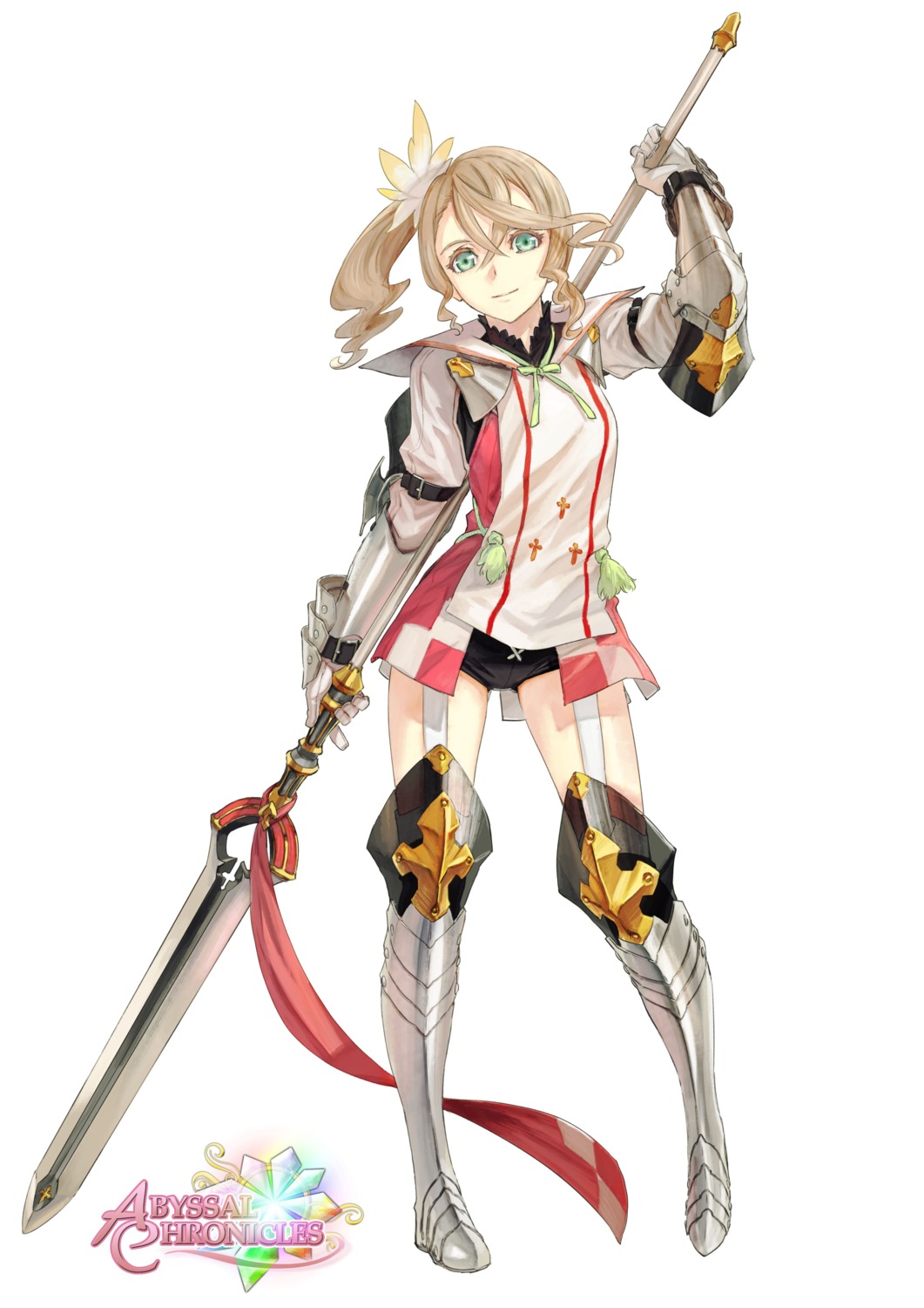 alisha armor see_through stockings tales_of tales_of_zestiria thighhighs weapon