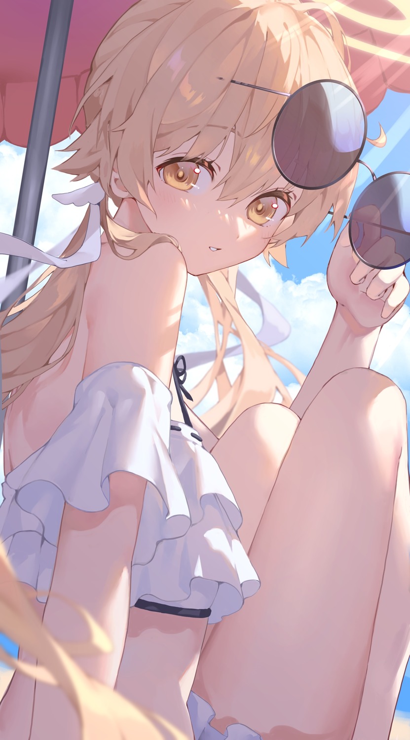 ajitani_hifumi bikini blue_archive halo iwashi_111 megane swimsuits