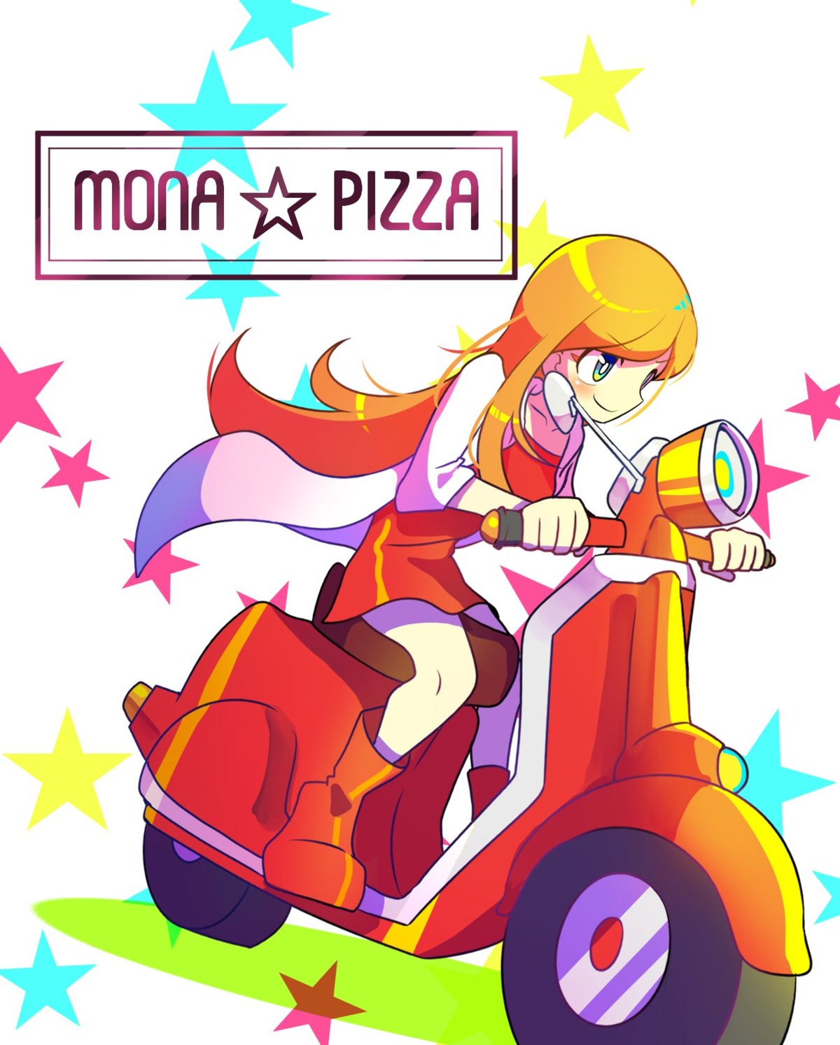 dress mona_(warioware) offbeatrh warioware