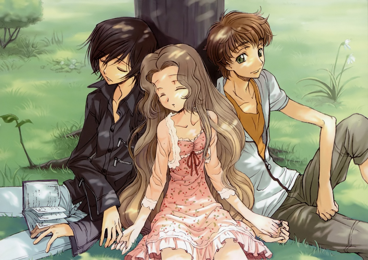 code_geass kimura_takahiro kururugi_suzaku lelouch_lamperouge nunnally_lamperouge ricca