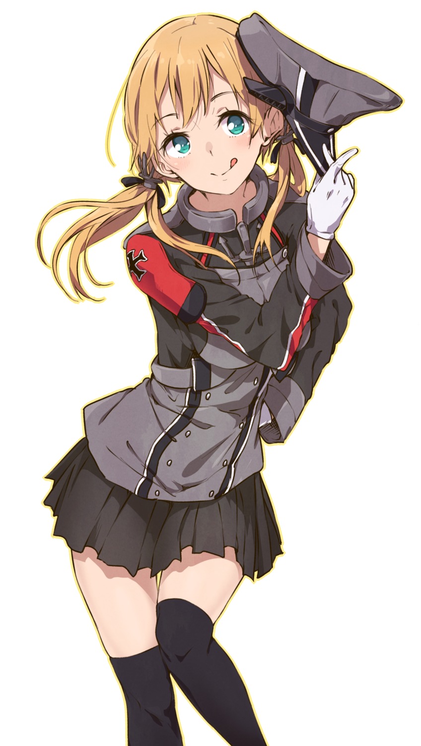 haine kantai_collection prinz_eugen_(kancolle) thighhighs uniform