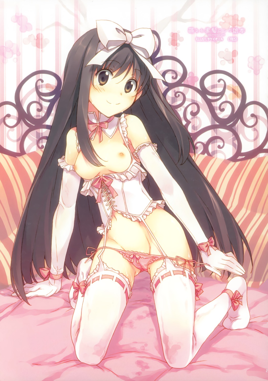 active_mover breasts garter_belt lingerie nipples panty_pull stockings takei_ooki thighhighs