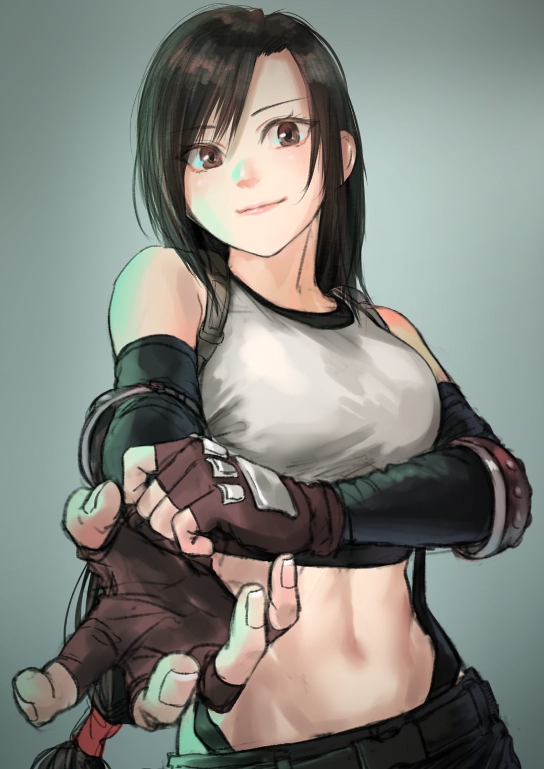 final_fantasy final_fantasy_vii kilye_4421 sketch tifa_lockhart