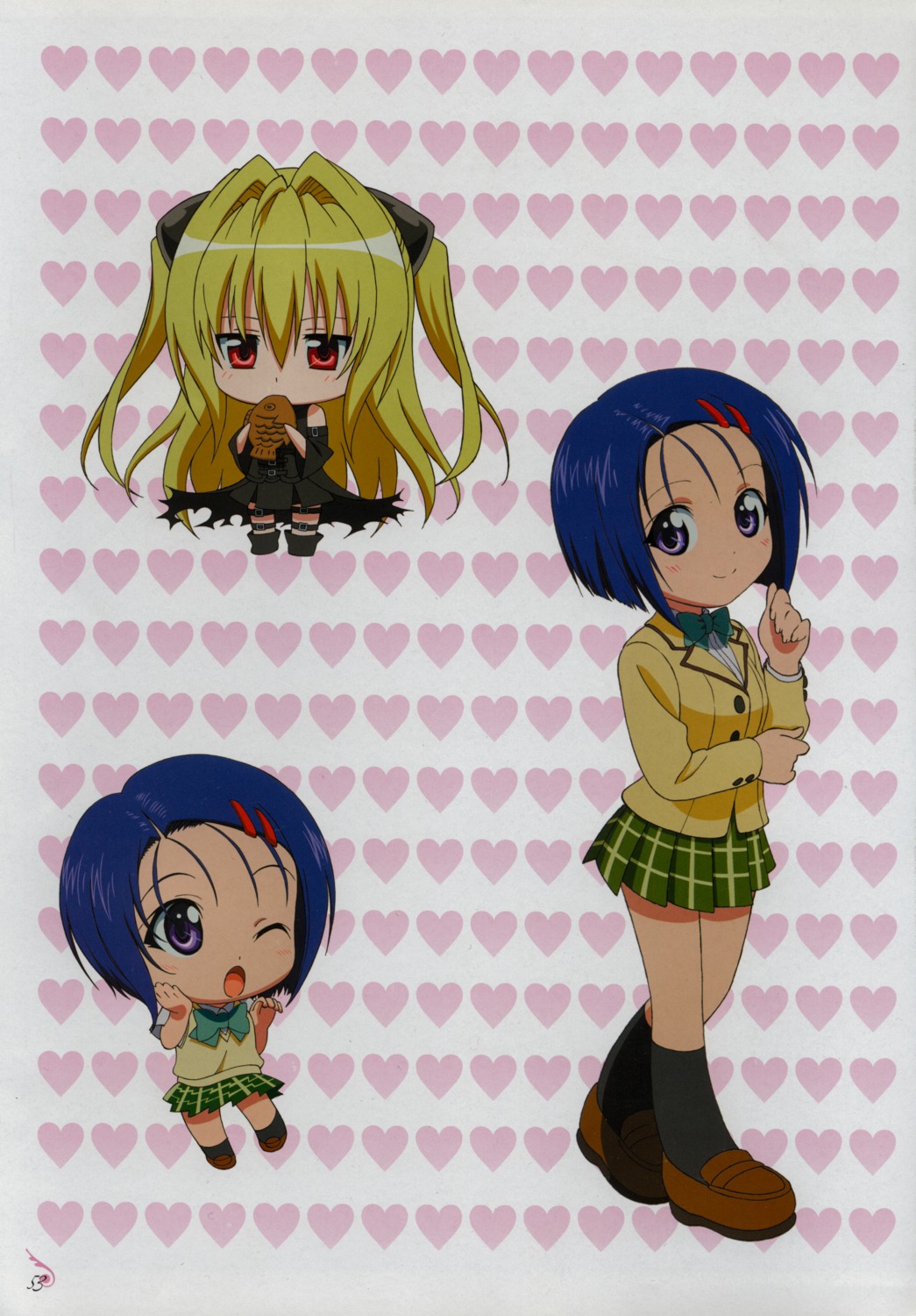 chibi color_issue golden_darkness sairenji_haruna scanning_dust screening to_love_ru