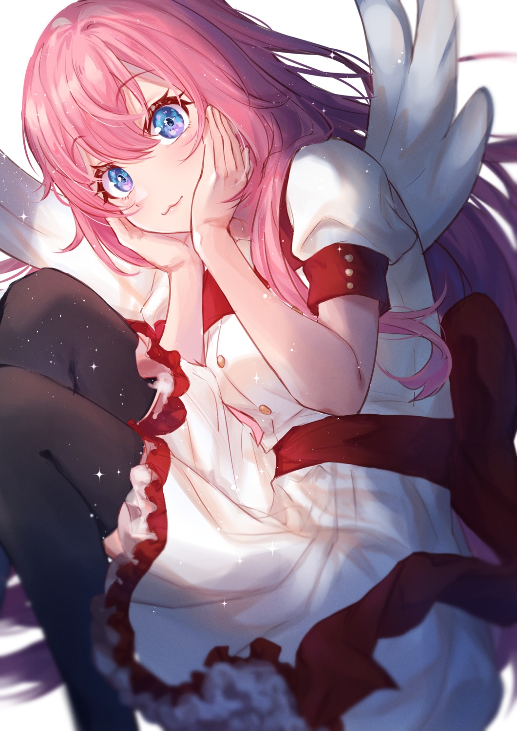 dreamin_chuchu dress megurine_luka thighhighs vocaloid wings yuzuha_wasa