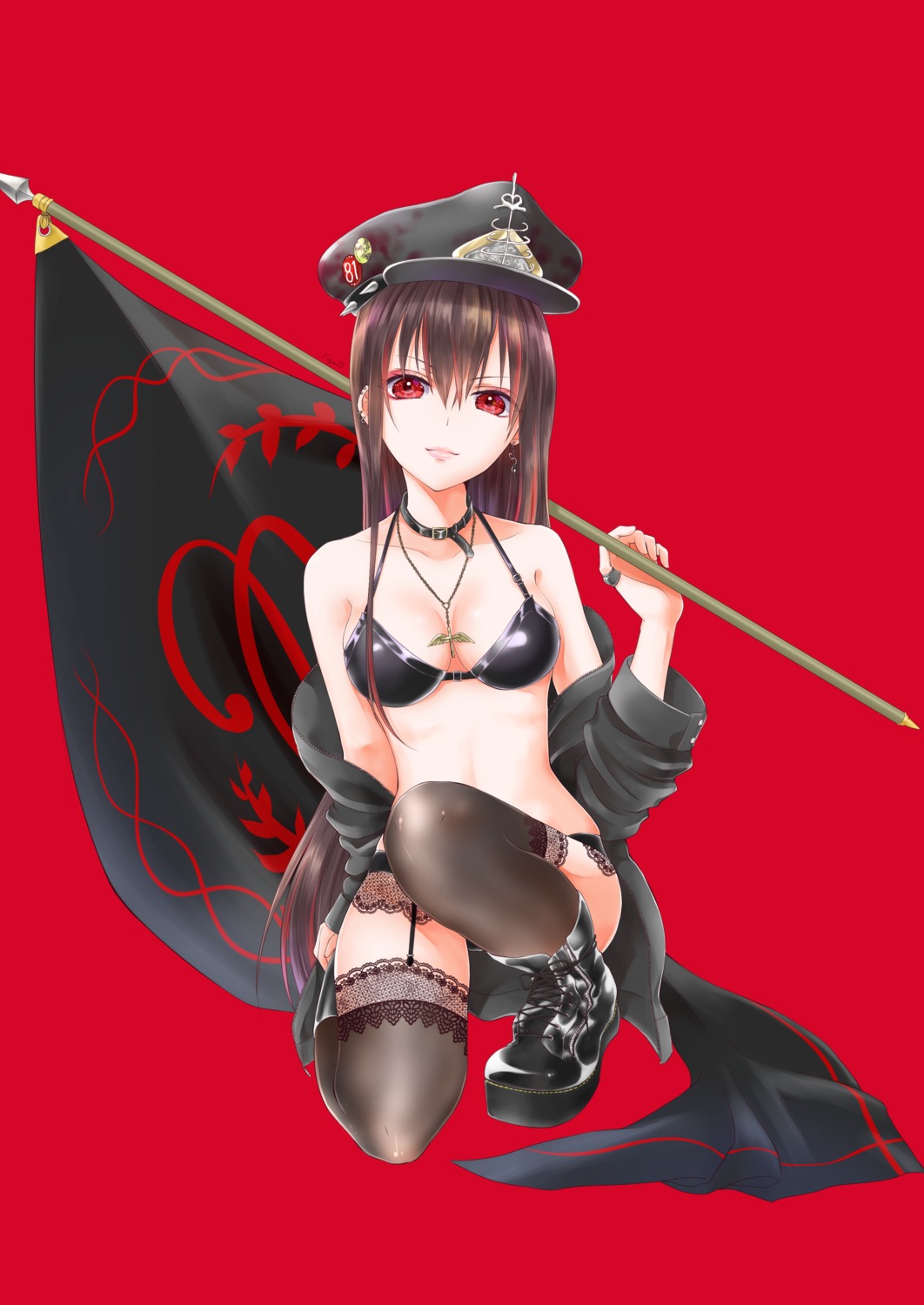 bra cleavage garter_belt pantsu stockings takara_ayumu thighhighs