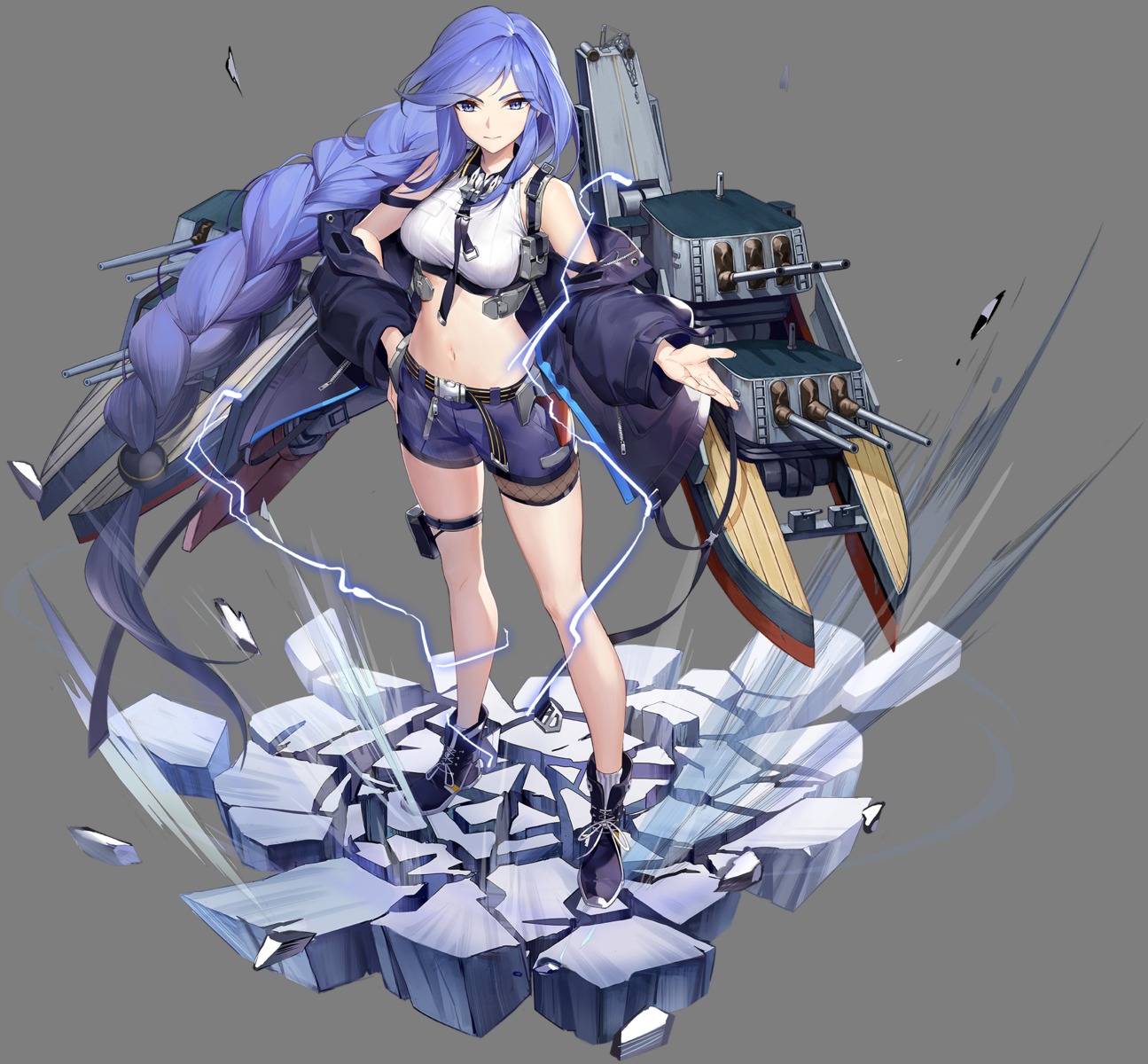 azur_lane biloxi_(azur_lane) fishnets garter pavapo transparent_png