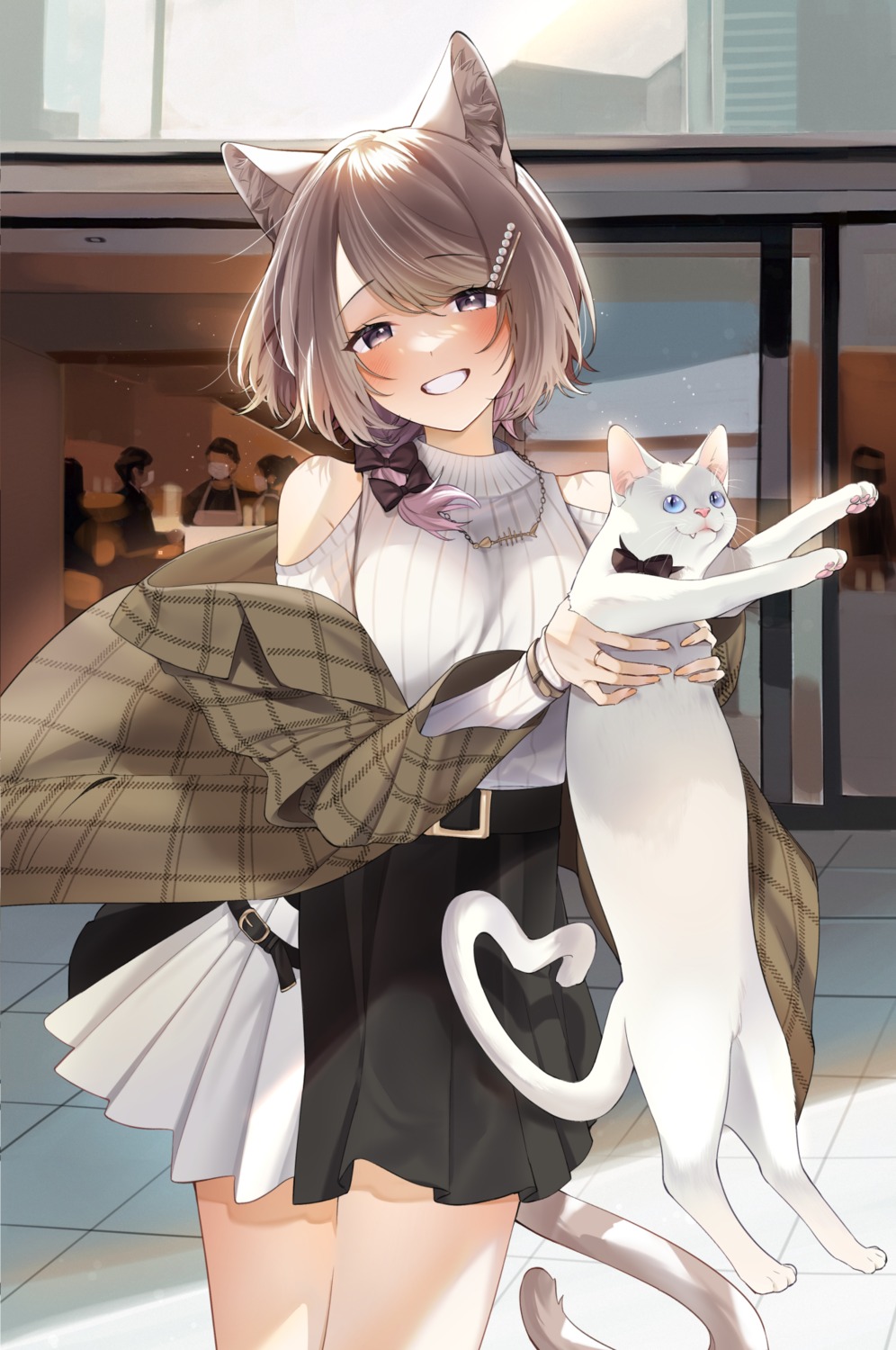 animal_ears neko nekomimi sino42 sweater tail