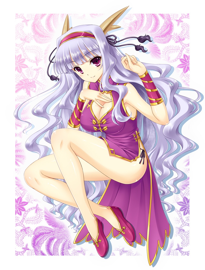 amane_(funfun) chinadress cleavage pantsu shijou_takane string_panties the_idolm@ster