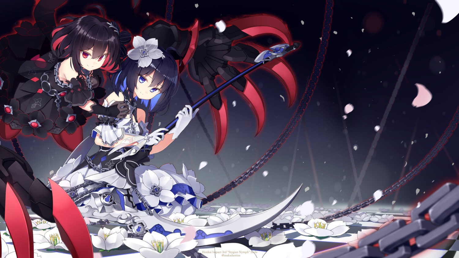 benghuai_xueyuan gothic_lolita honkai_impact lolita_fashion seele_vollerei tagme wallpaper weapon