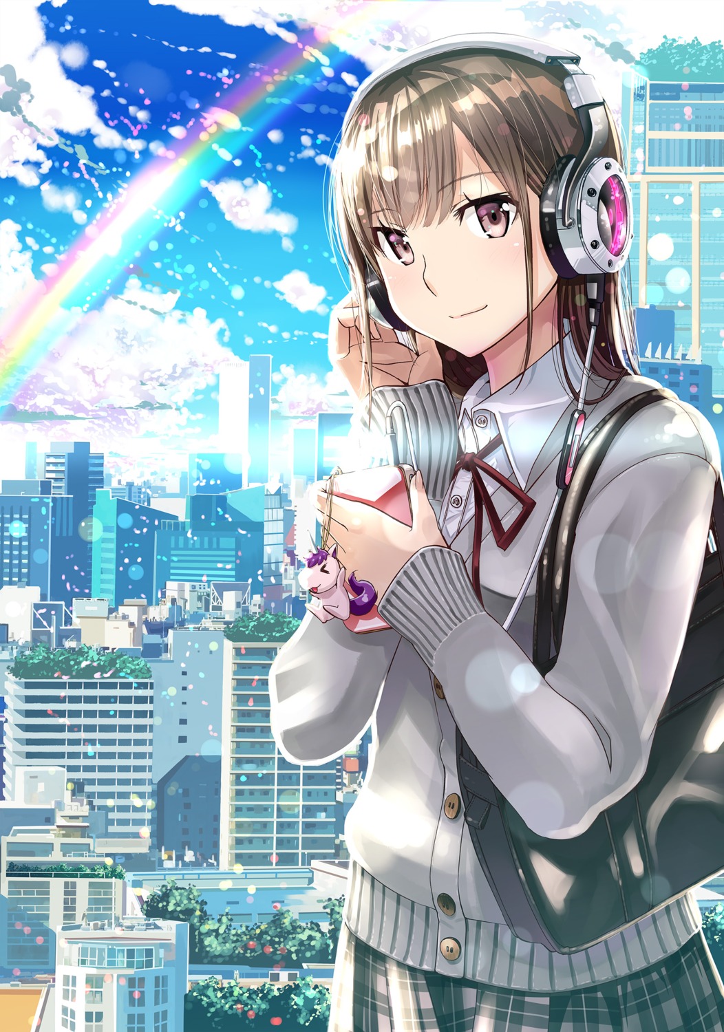 headphones seifuku sweater wadapen