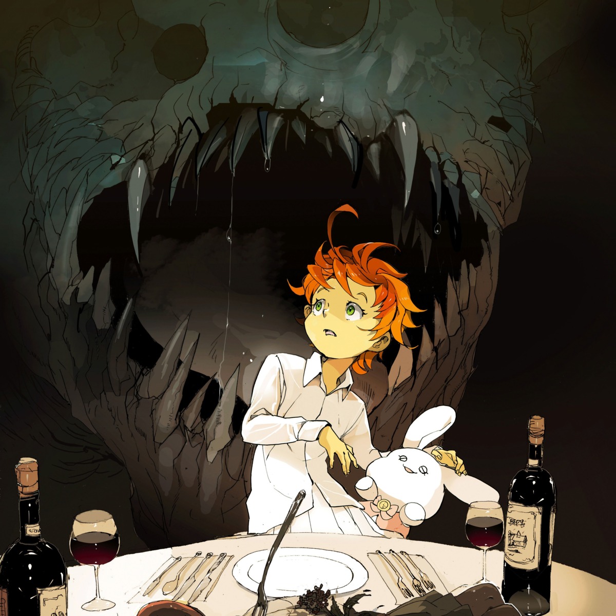 demizu_posuka emma_(yakusoku_no_neverland) monster seifuku yakusoku_no_neverland