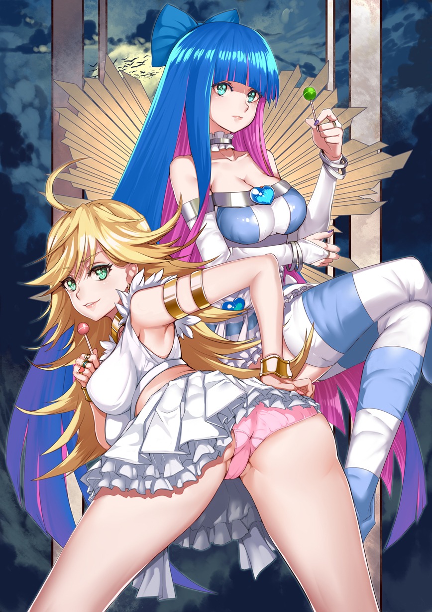 cleavage pantsu panty panty_&_stocking_with_garterbelt realmbw stocking thighhighs