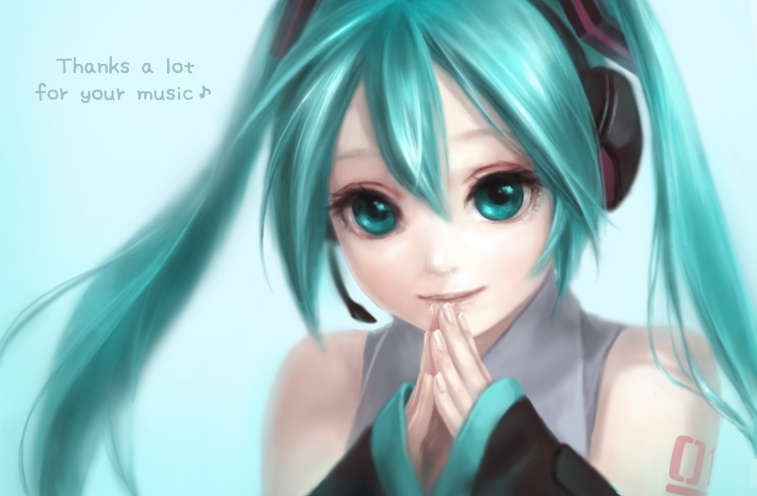 hatsune_miku headphones vocaloid yukari