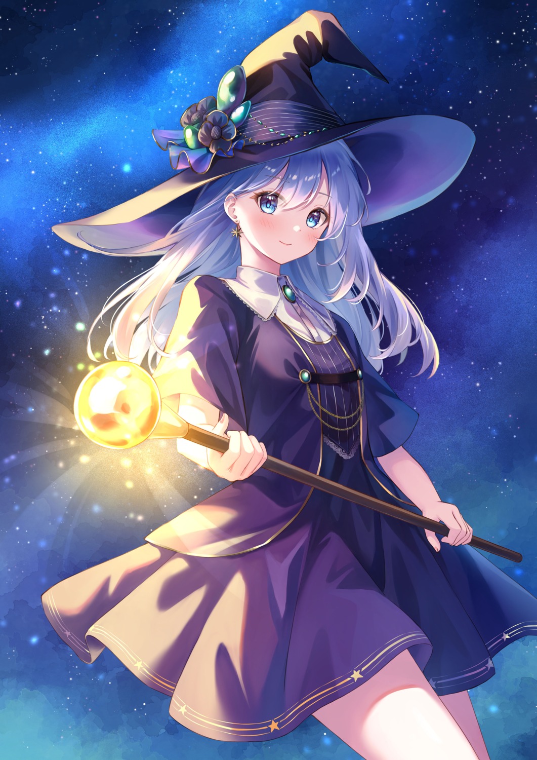 dress sebu_illust weapon witch