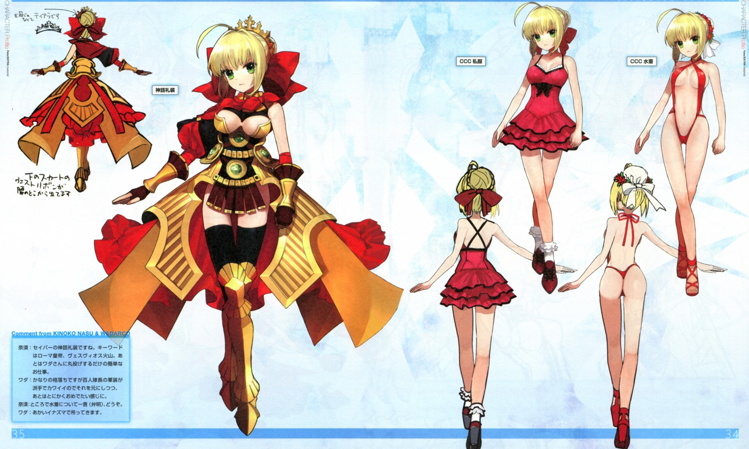 Type Moon Wada Rco Fate Extra Fate Extra Ccc Fate Stay Night Saber