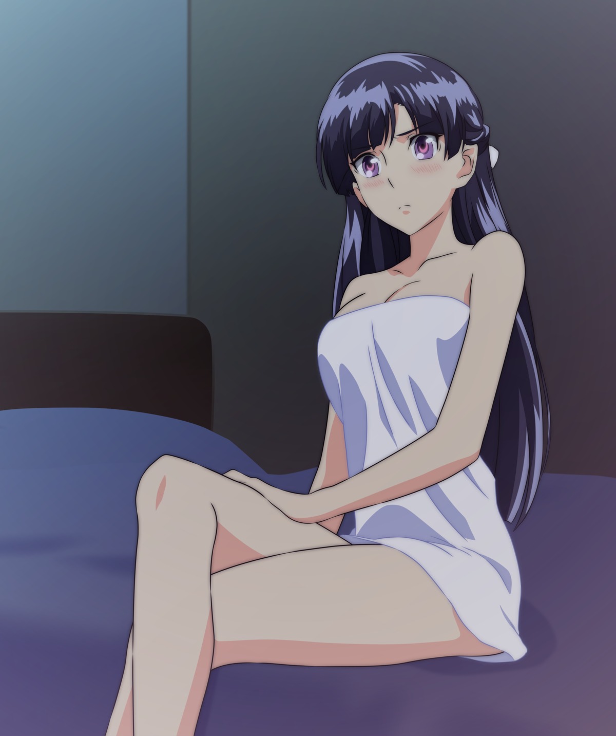 kakumeiki_valvrave rukino_saki towel vector_trace