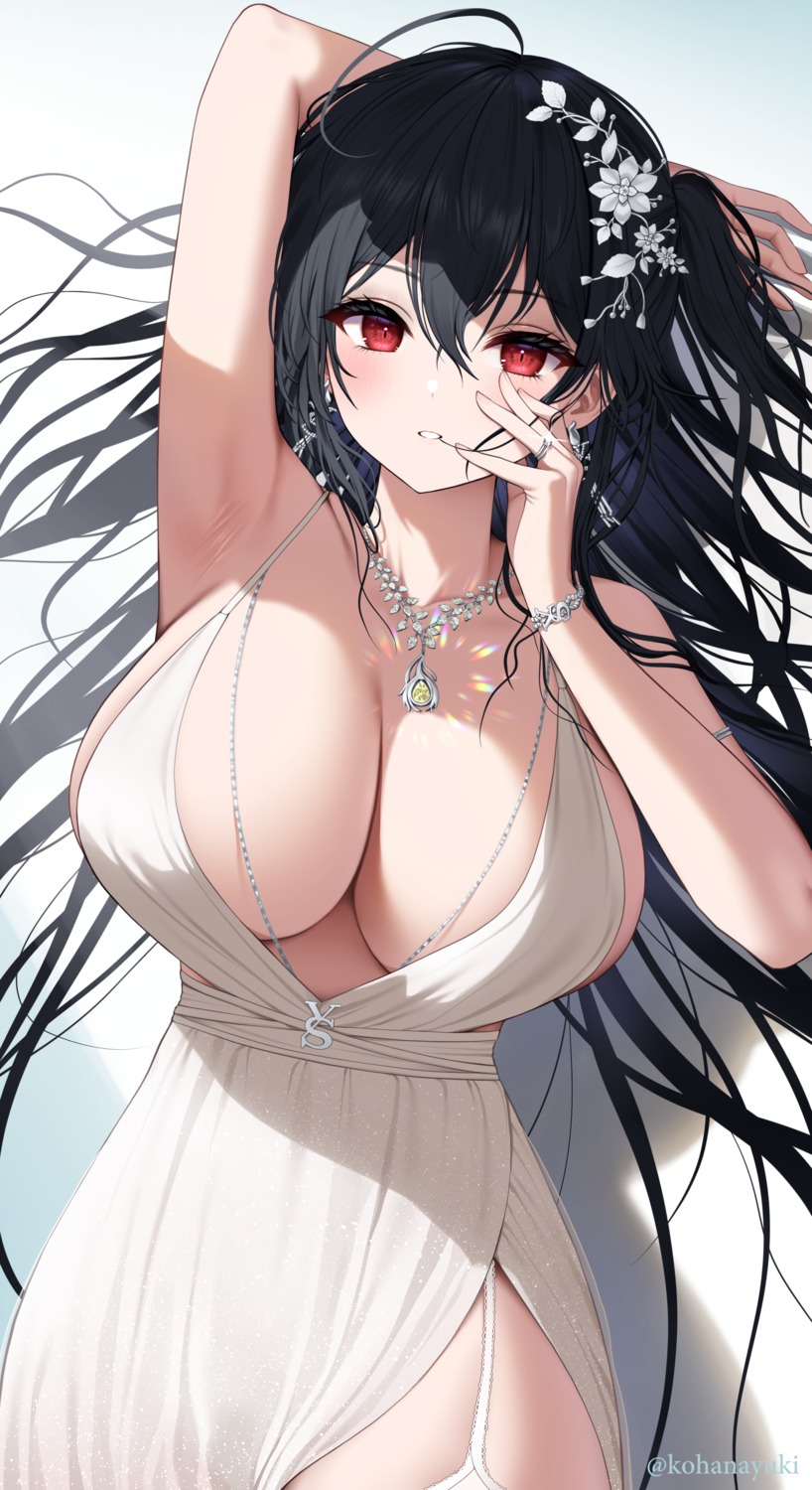 azur_lane dress kohanayuki no_bra taihou_(azur_lane)