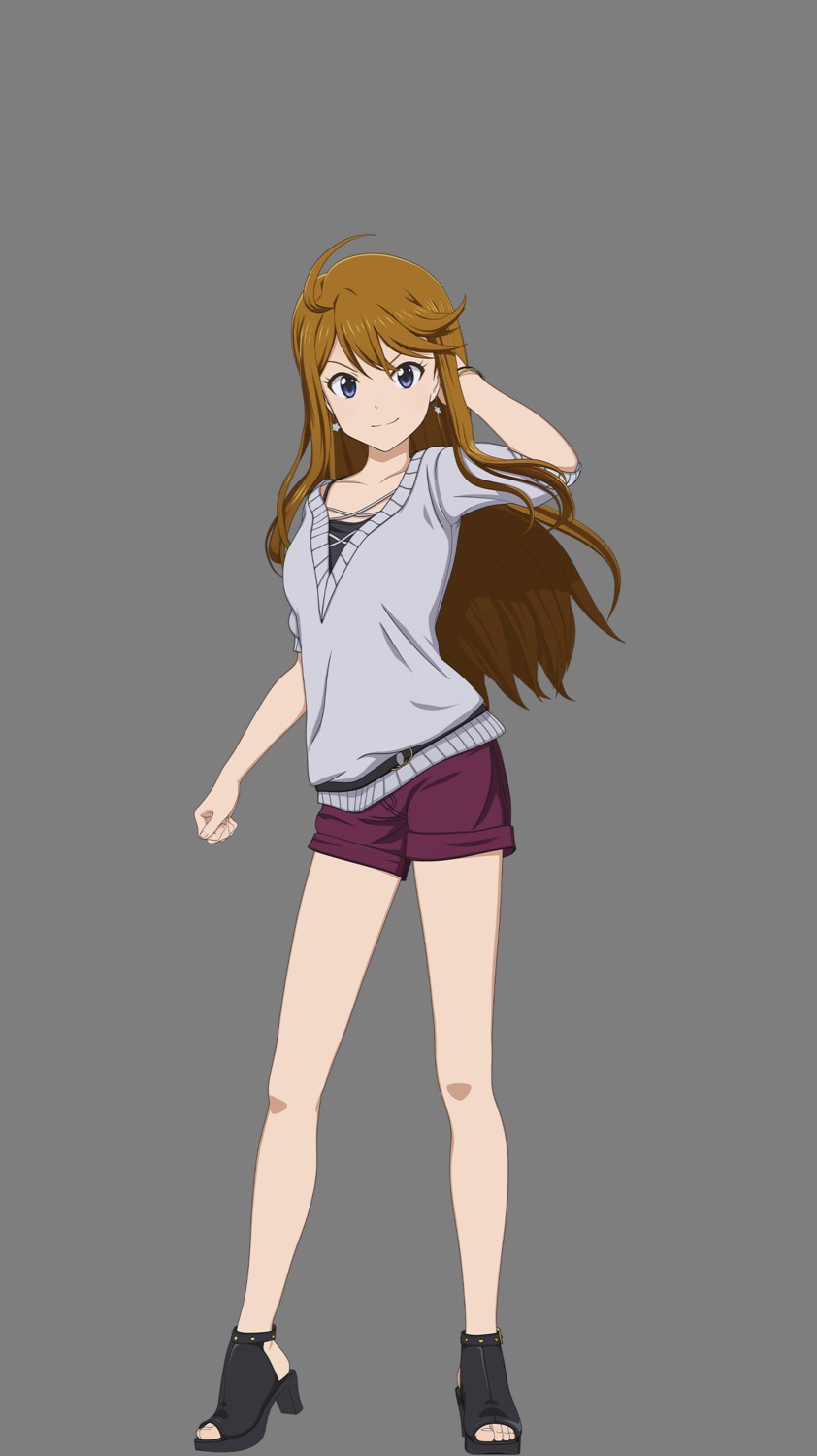 heels sweater tagme the_idolm@ster the_idolm@ster_million_live! tokoro_megumi transparent_png