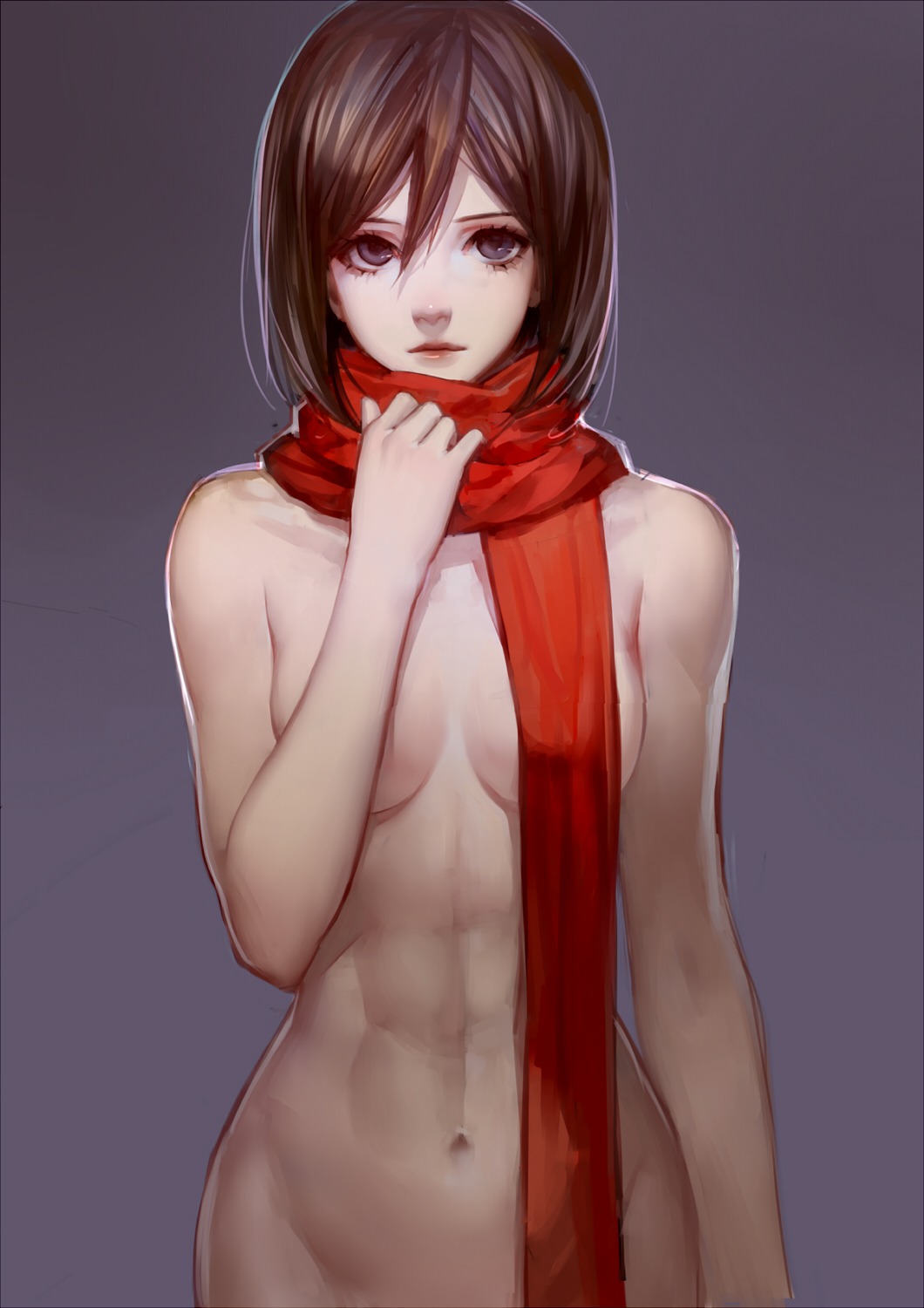 asukaziye mikasa_ackerman naked shingeki_no_kyojin