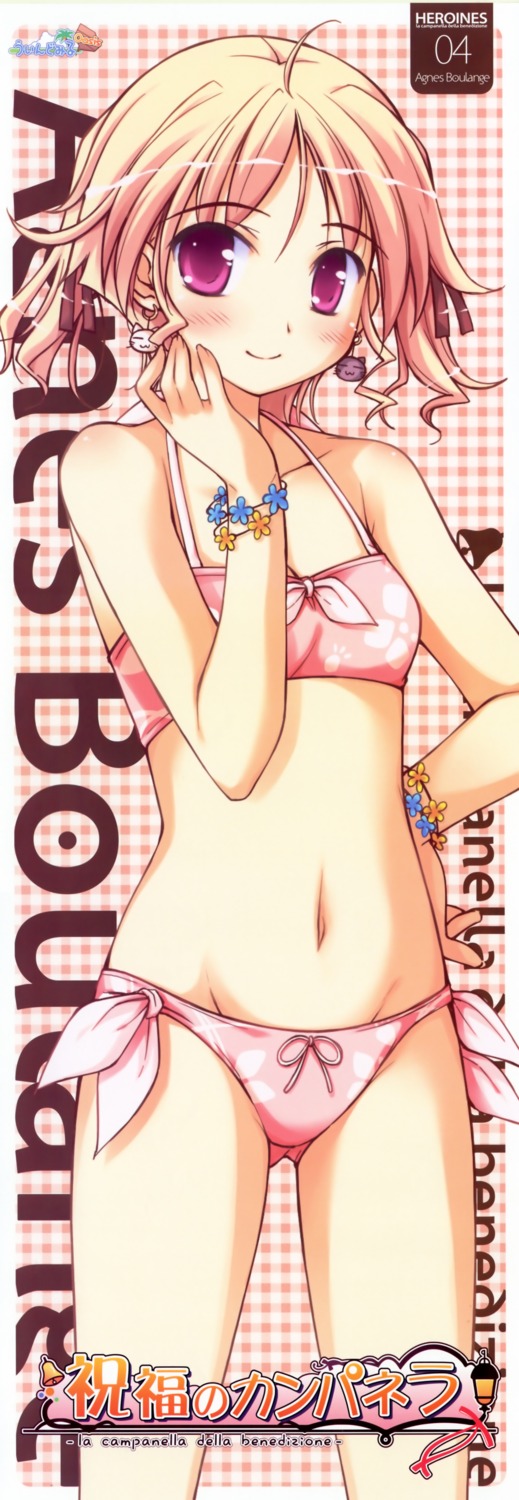 agnes_boulange bikini ko~cha shukufuku_no_campanella stick_poster swimsuits